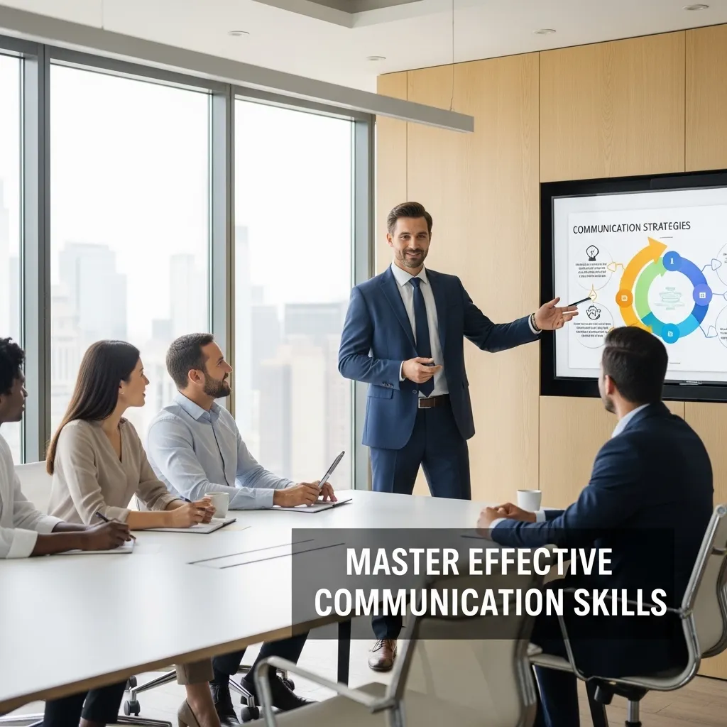 Man improving communication
