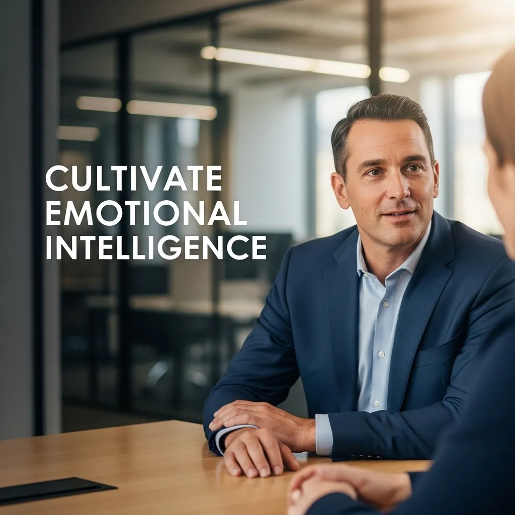 Man practicing emotional intelligence