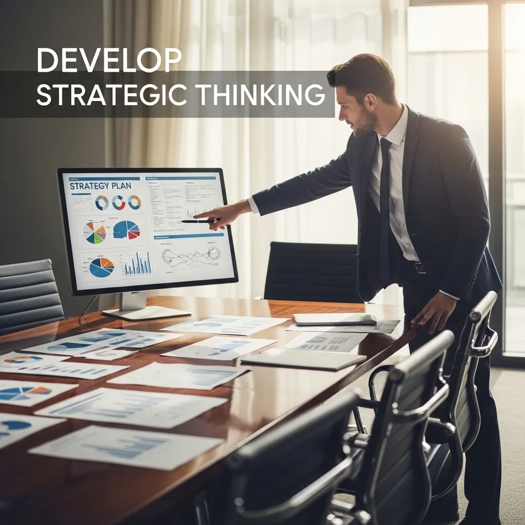 Man strategic thinking