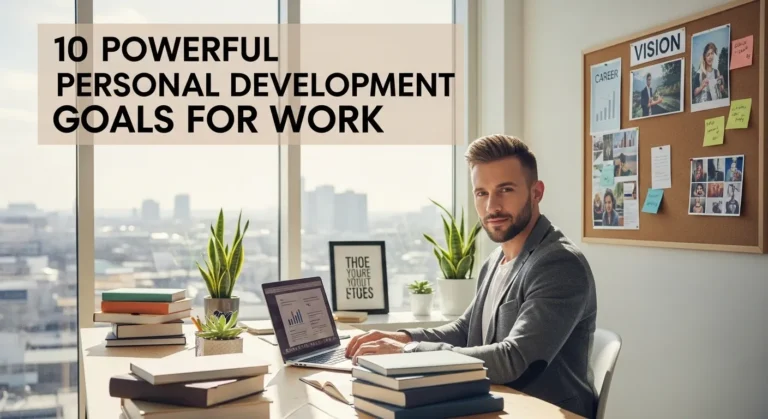 Personal Development Goals for Work.