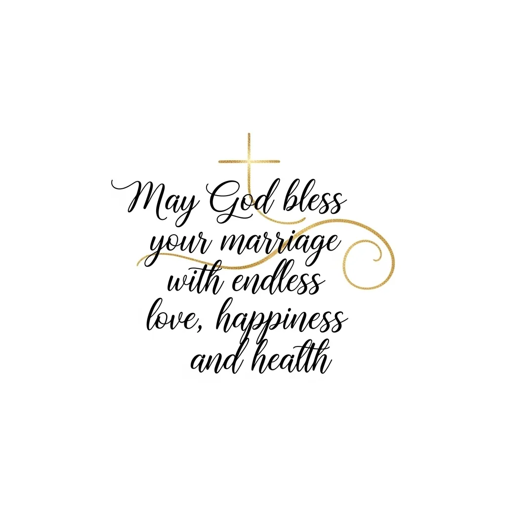 Religious anniversary blessing for son and daughter-in-law