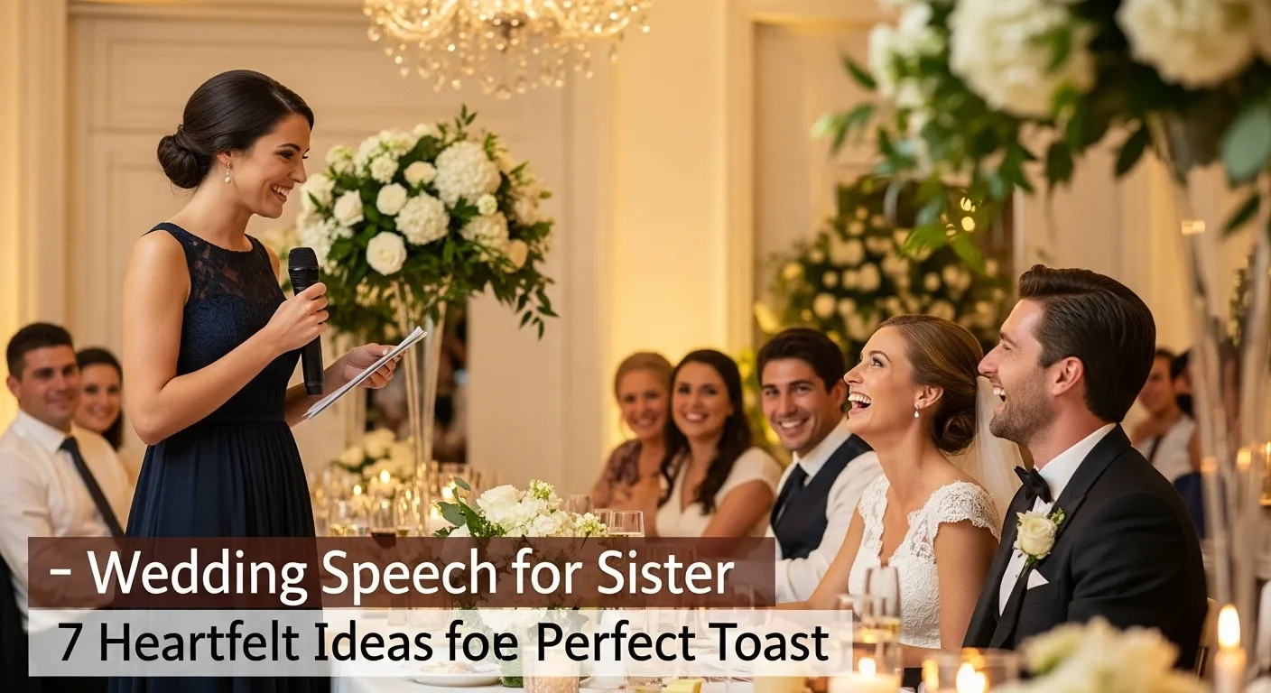 Wedding Speech for Sister feature image