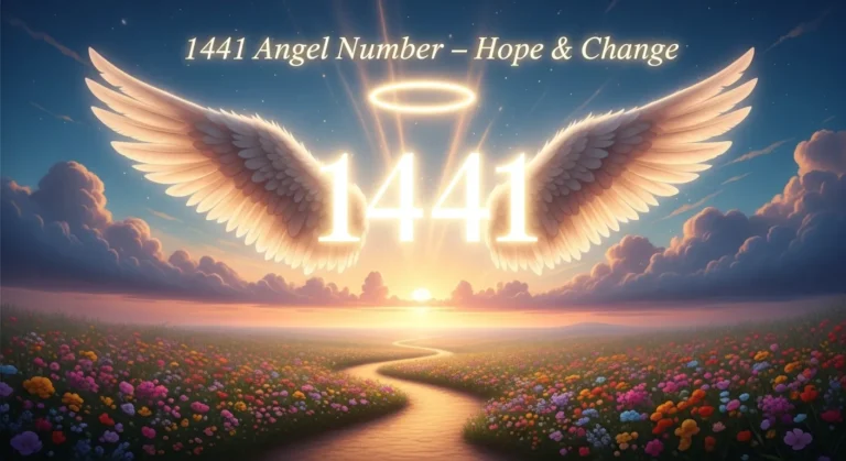 1441 angel number hope change