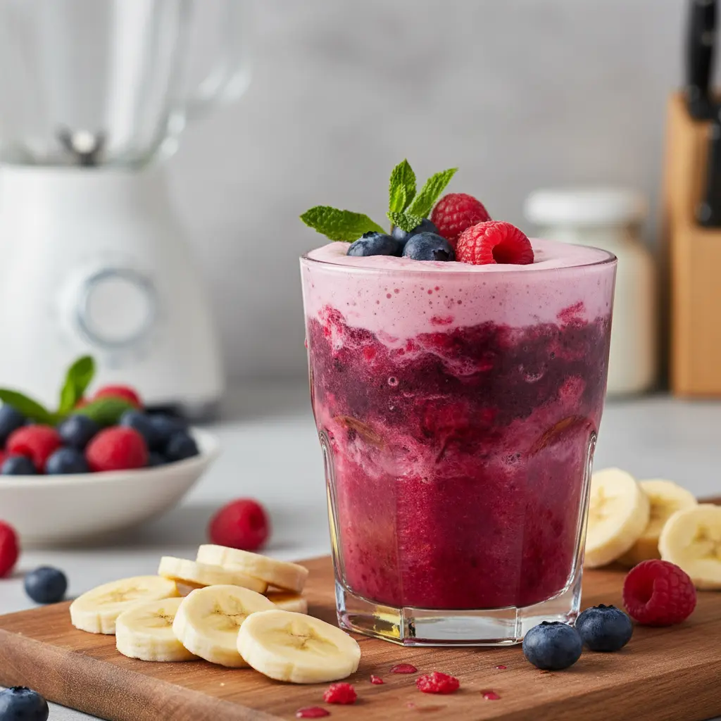 Berry fruit smoothie