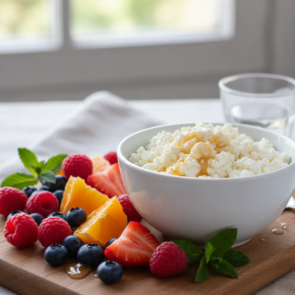 Cottage cheese bowl