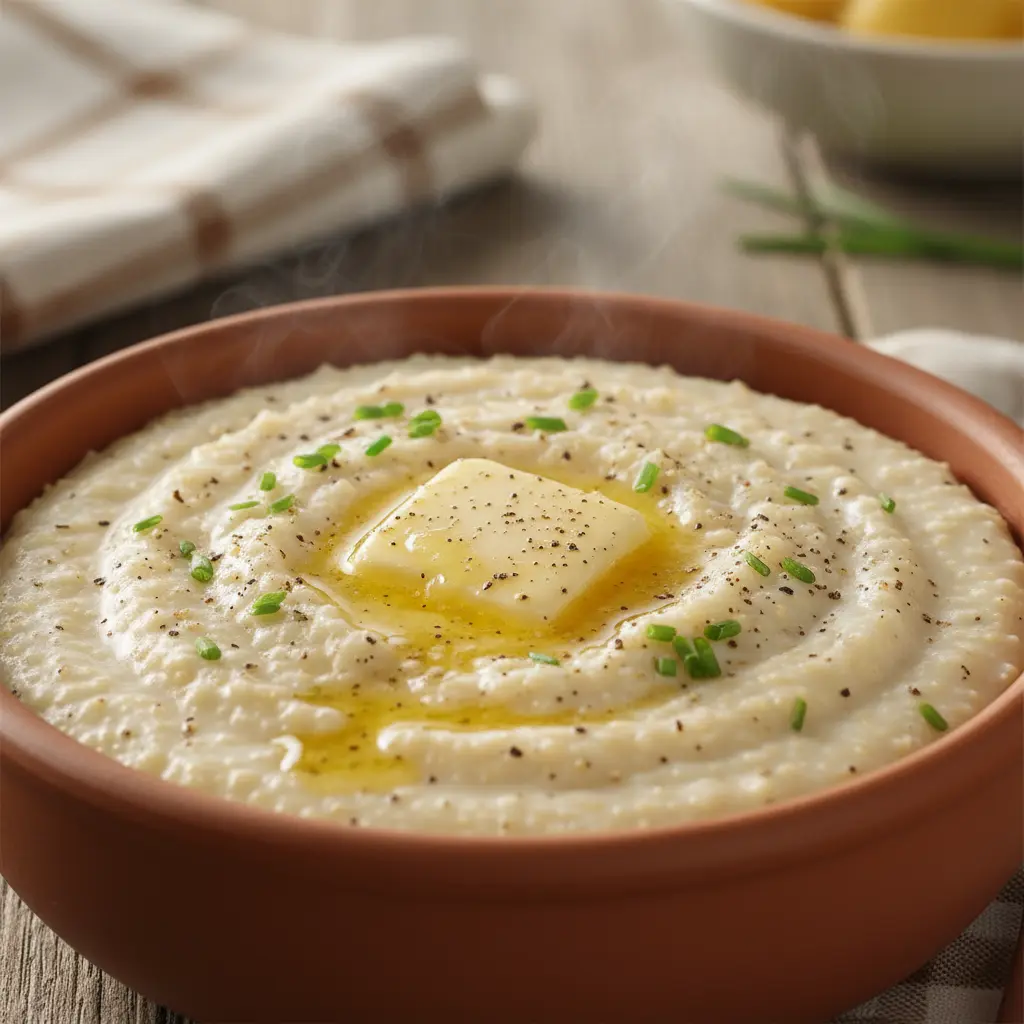 Creamy grits bowl