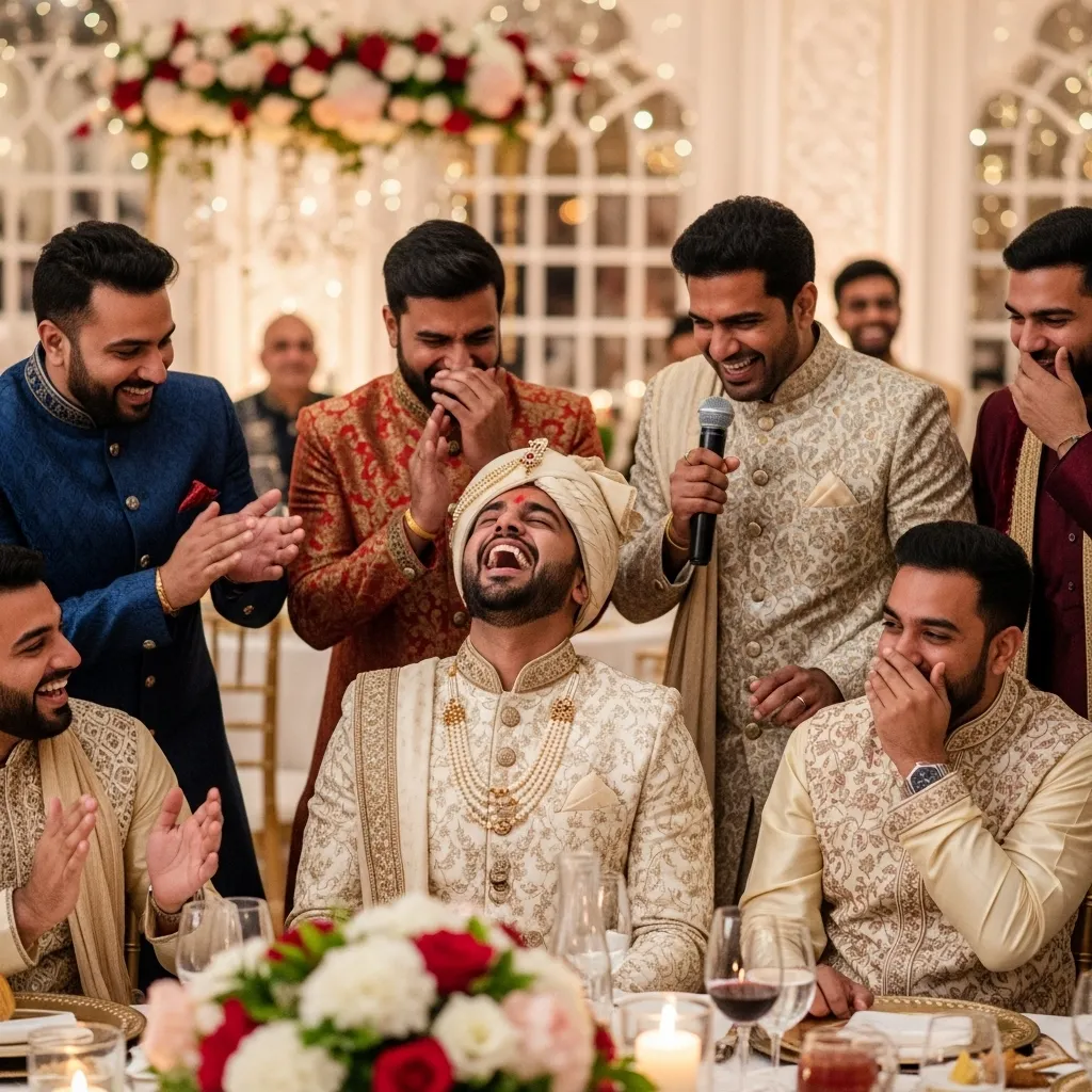 Cultural wedding humor men