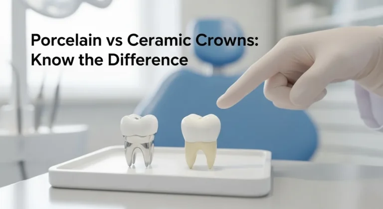Difference Between Porcelain Crown and Ceramic Crown
