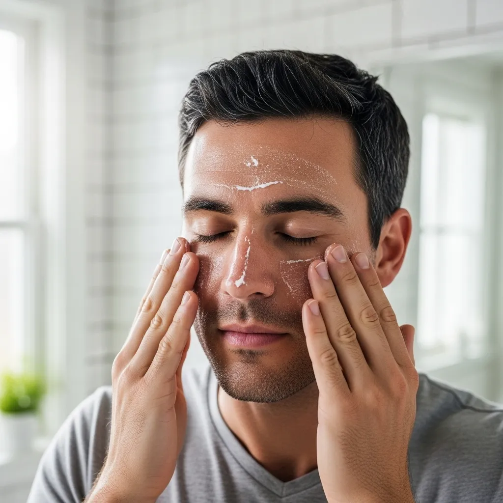Exfoliate for beard growth
