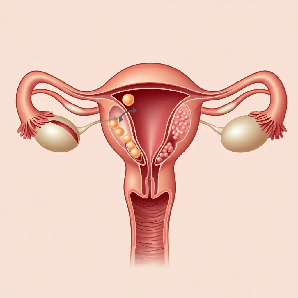 Follicular Swelling Illustration 
