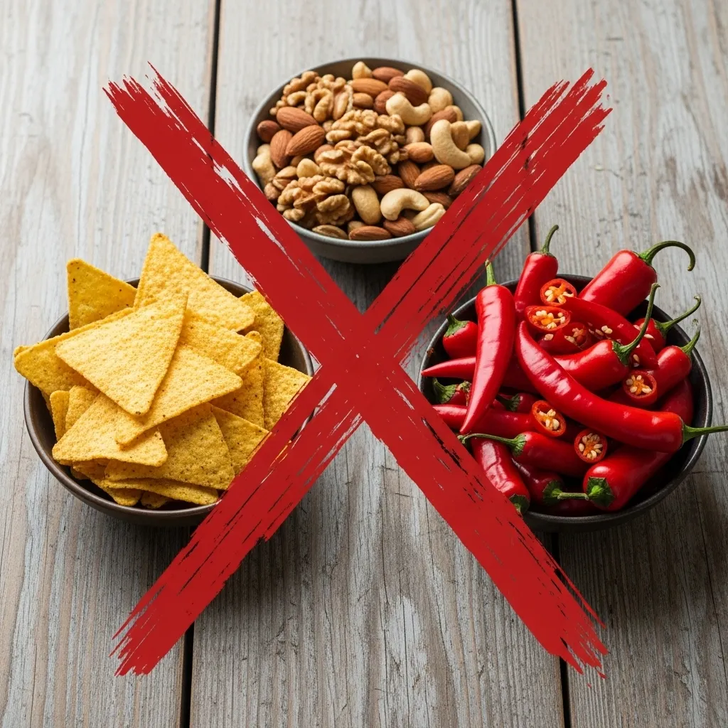 Foods to avoid recovery
