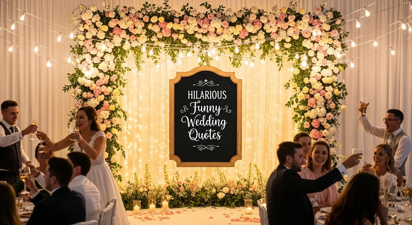 Hilarious Funny Wedding Quotes