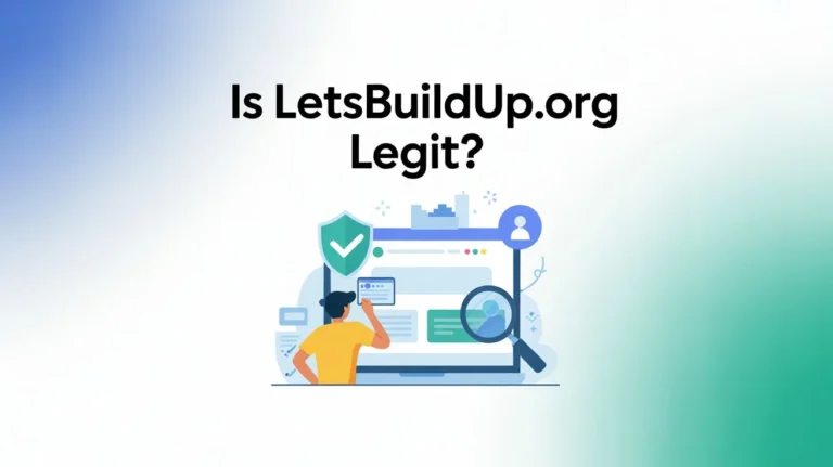 Is LetsBuildUp.org Legit