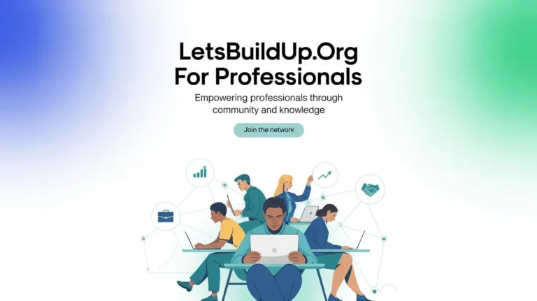 LetsBuildUp.org for Professionals