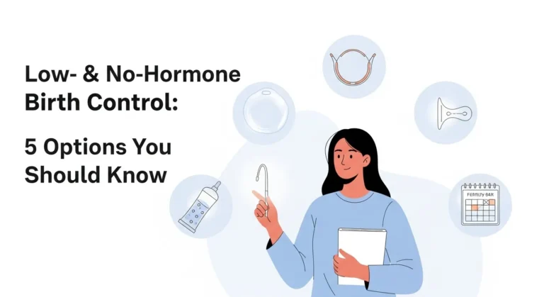 Low- or No-Hormone Birth Control Options