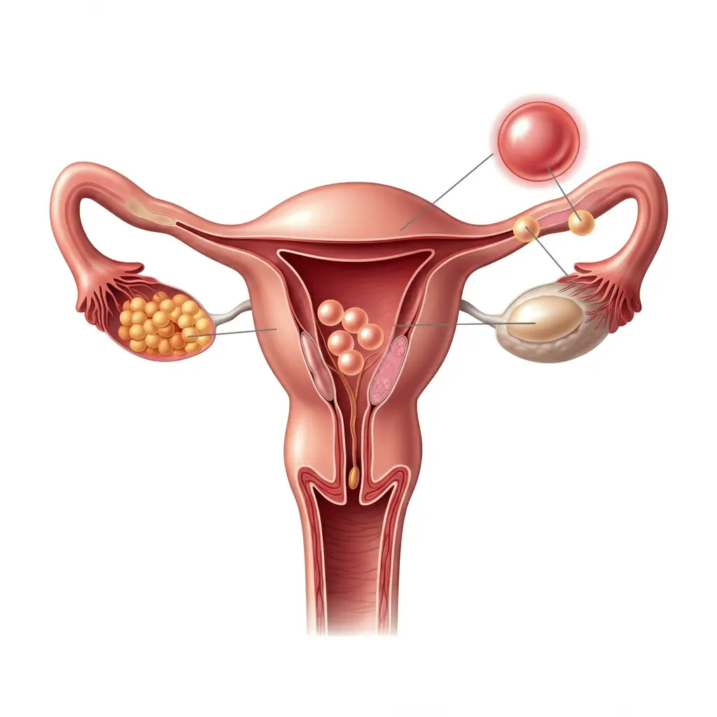 Ovulation Process Illustration