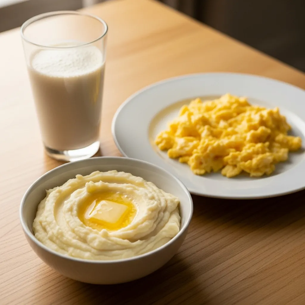 Soft food recovery meals