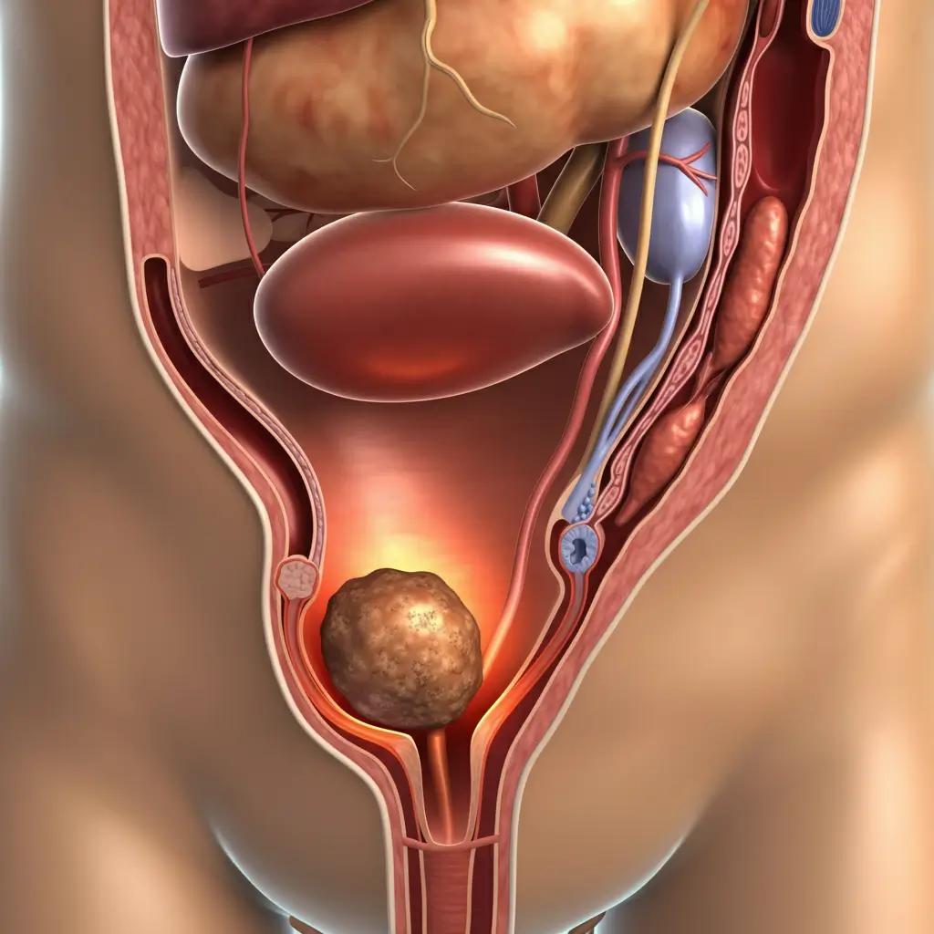 Stone Entering Bladder