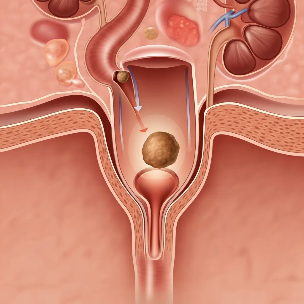 Stone Passing Through Urethra