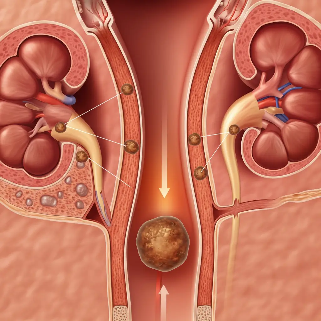 Stone Traveling Through Ureter