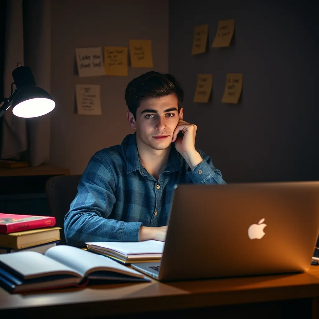 Student motivation study desk