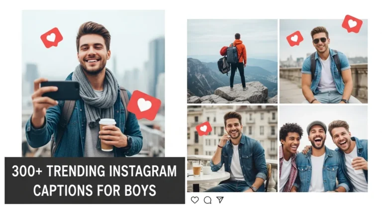 Trending Instagram Captions for Boys
