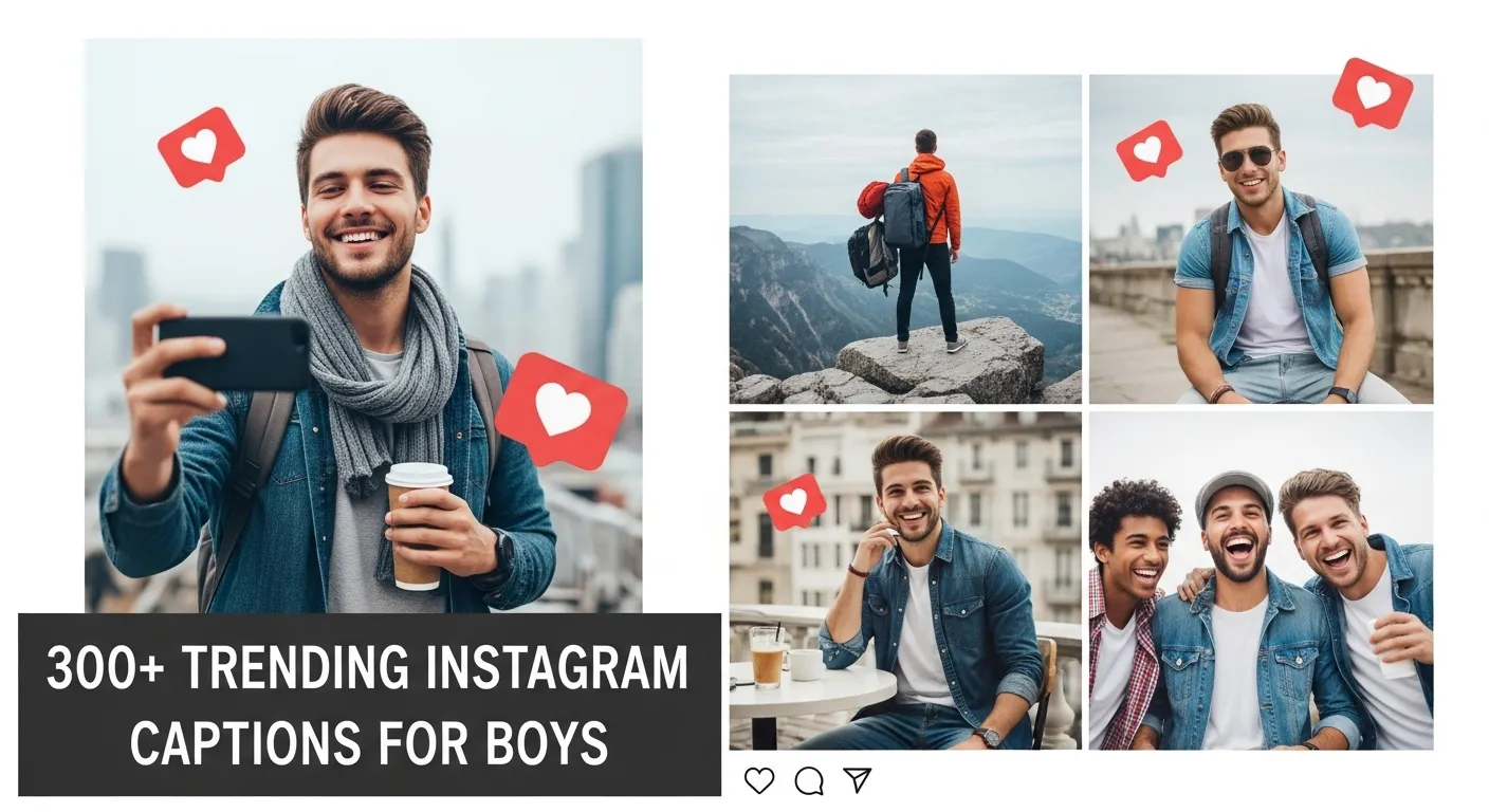 Trending Instagram Captions for Boys