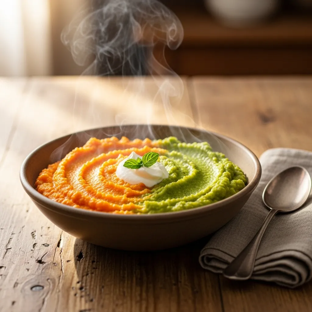 Vegetable puree bowl
