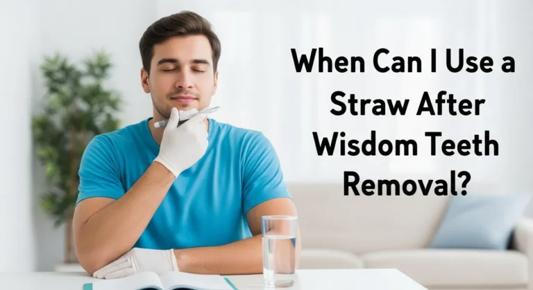 When Can I Use a Straw After Wisdom Teeth Removal?