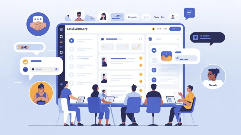 Exploring Collaboration Features on LetsBuildUp.org