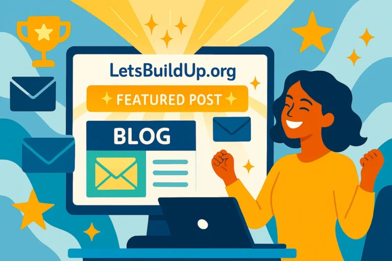 How to Get Featured on LetsBuildUp.org Homepage