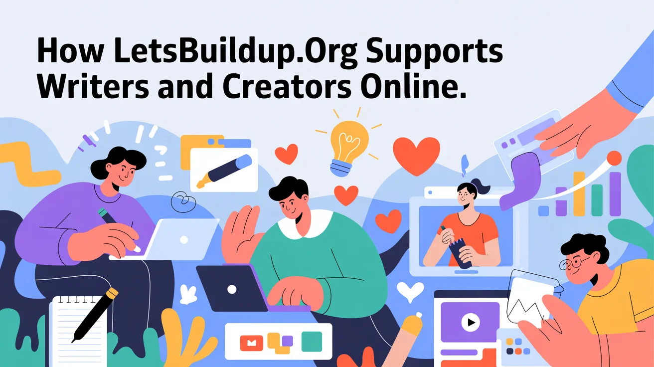 How LetsBuildUp.org Supports Writers and Creators Online
