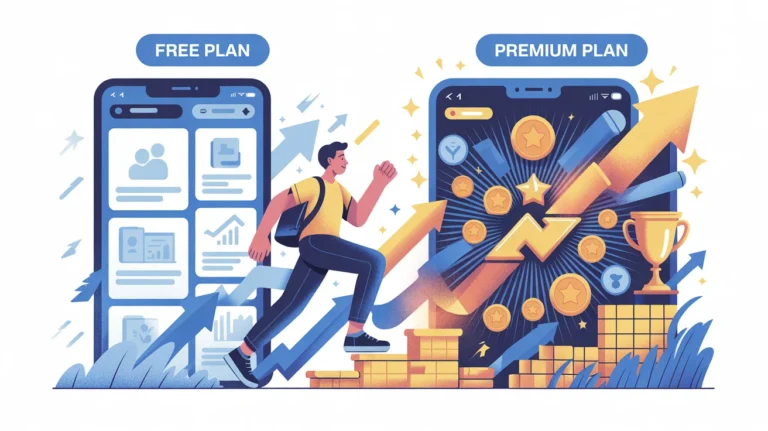 Benefits of Upgrading from Free to Premium on LetsBuildUp.org