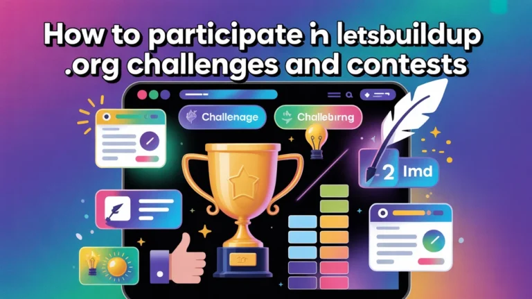 How to Participate in LetsBuildUp.org Challenges and Contests