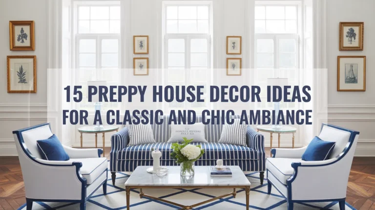 15 Preppy House Decor Ideas for a Classic and Chic Ambiance
