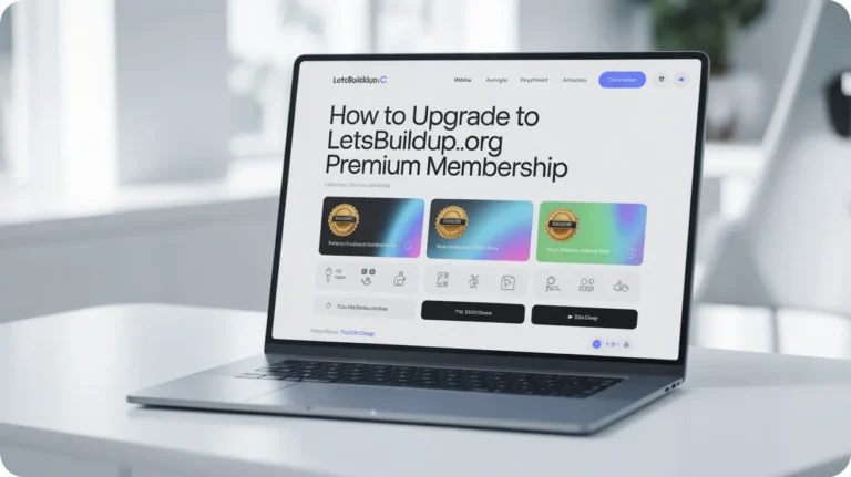 How to Upgrade to LetsBuildUp.org Premium Membership