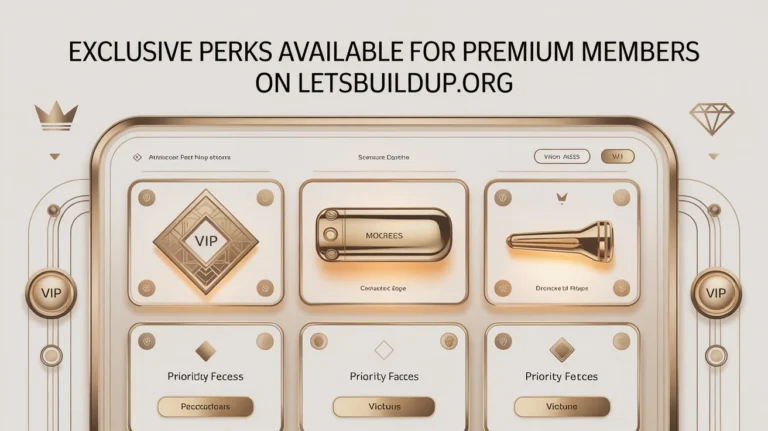 Exclusive Perks Available for Premium Members on LetsBuildUp.org